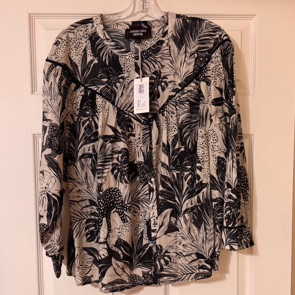 JOHNNY WAS - Paolina - Raglan Yoke Blouse - XL - NWT - Picture 2 of 13